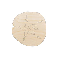 Sand Dollar Wood Craft Shape - Laser Cut Baltic Birch Unfinished DIY Wood Art Supplies SEA135 - The Wood Shape Store