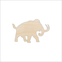 Mammoth Wood Craft Shape - Laser Cut Baltic Birch Unfinished DIY Wood Art Supplies ELE14 - The Wood Shape Store