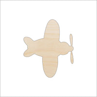 Airplane Wood Craft Shape - Laser Cut Baltic Birch Unfinished DIY Wood Art Supplies PLN16 - The Wood Shape Store