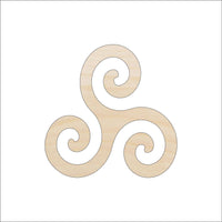 Design Wood Craft Shape - Laser Cut Baltic Birch Unfinished DIY Wood Art Supplies DSN18 - The Wood Shape Store