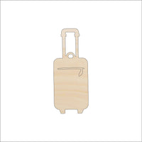 Suitcase Wood Craft Shape - Laser Cut Baltic Birch Unfinished DIY Wood Art Supplies TRP22 - The Wood Shape Store