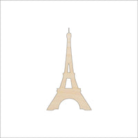 Eiffel Tower Wood Craft Shape - Laser Cut Baltic Birch Unfinished DIY Wood Art Supplies WLD50 - The Wood Shape Store