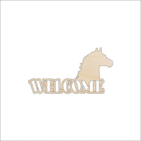 Horse Wood Craft Shape - Laser Cut Baltic Birch Unfinished DIY Wood Art Supplies SGN61 - The Wood Shape Store