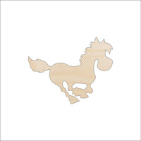 Horse Wood Craft Shape - Laser Cut Baltic Birch Unfinished DIY Wood Art Supplies HRS51 - The Wood Shape Store