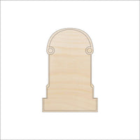 Tombstone Wood Craft Shape - Laser Cut Baltic Birch Unfinished DIY Wood Art Supplies FAL228 - The Wood Shape Store