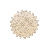 Flower Wood Craft Shape - Laser Cut Baltic Birch Unfinished DIY Wood Art Supplies FLR41 - The Wood Shape Store