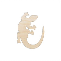 Lizard Wood Craft Shape - Laser Cut Baltic Birch Unfinished DIY Wood Art Supplies REP47 - The Wood Shape Store