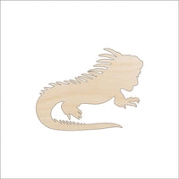 Lizard Iguana Wood Craft Shape - Laser Cut Baltic Birch Unfinished DIY Wood Art Supplies REP28 - The Wood Shape Store