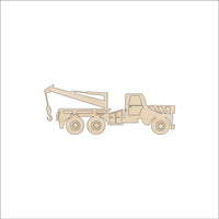 Tow Truck Wood Craft Shape - Laser Cut Baltic Birch Unfinished DIY Wood Art Supplies CAR27 - The Wood Shape Store