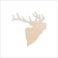 Deer Wood Craft Shape - Laser Cut Baltic Birch Unfinished DIY Wood Art Supplies DER36 - The Wood Shape Store