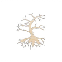 Tree Wood Craft Shape - Laser Cut Baltic Birch Unfinished DIY Wood Art Supplies TRE82 - The Wood Shape Store