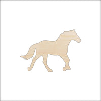 Horse Wood Craft Shape - Laser Cut Baltic Birch Unfinished DIY Wood Art Supplies HRS32 - The Wood Shape Store