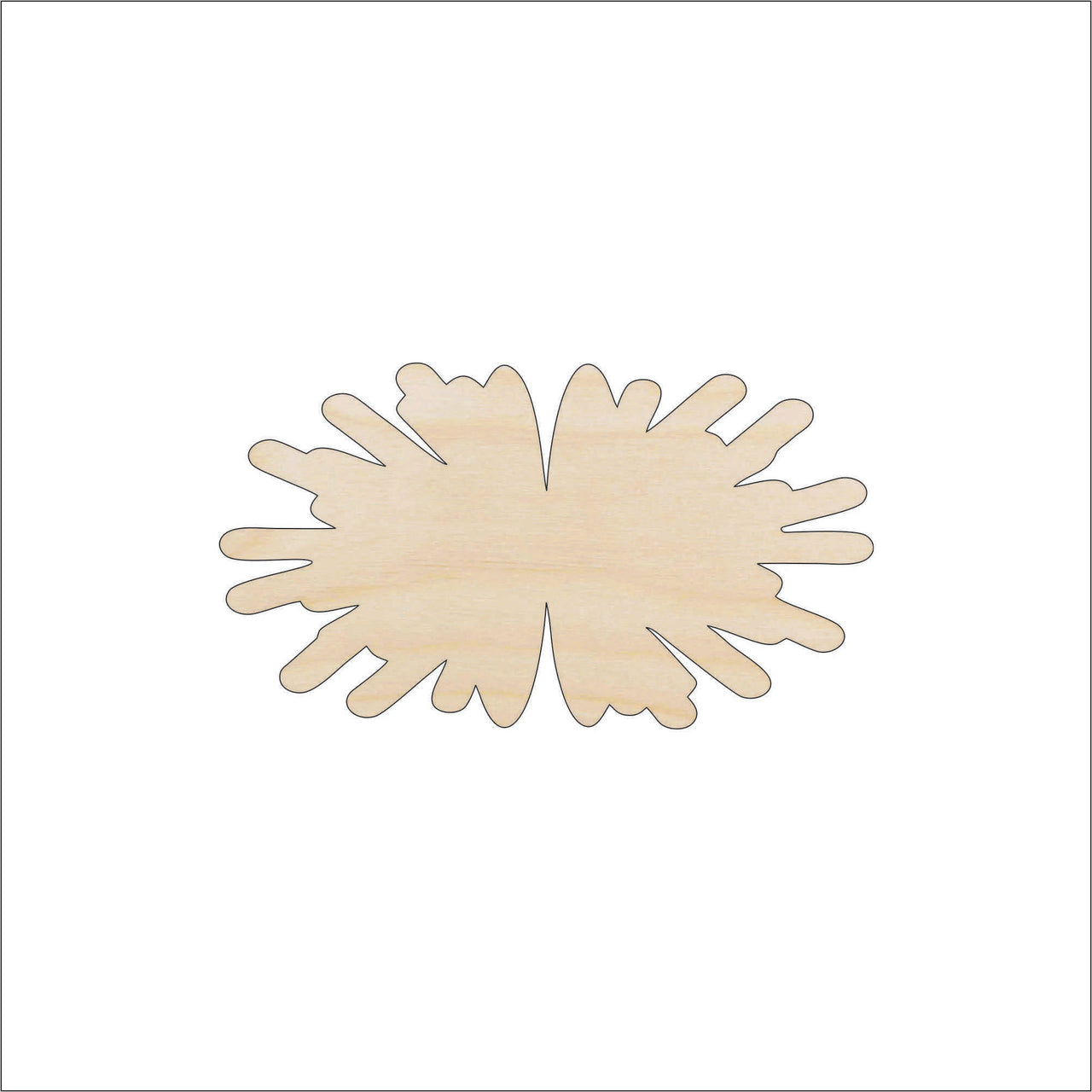 Design Wood Craft Shape - Laser Cut Baltic Birch Unfinished DIY Wood Art Supplies DSN98 - The Wood Shape Store