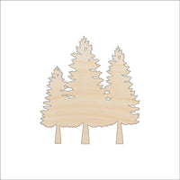 Tree Wood Craft Shape - Laser Cut Baltic Birch Unfinished DIY Wood Art Supplies TRE66 - The Wood Shape Store