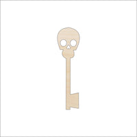Key Wood Craft Shape - Laser Cut Baltic Birch Unfinished DIY Wood Art Supplies KEY10 - The Wood Shape Store