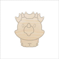 Dinosaur - Wood Craft Shape - Laser Cut Baltic Birch Unfinished DIY Wood Art Supplies DIN4 - The Wood Shape Store