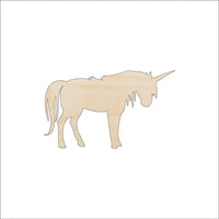 Unicorn Wood Craft Shape - Laser Cut Baltic Birch Unfinished DIY Wood Art Supplies MYTH112 - The Wood Shape Store