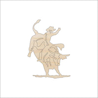 Cowboy Wood Craft Shape - Laser Cut Baltic Birch Unfinished DIY Wood Art Supplies COW8 - The Wood Shape Store