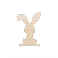 Bunny - Wood Craft Shape - Laser Cut Baltic Birch Unfinished DIY Wood Art Supplies BNY24 - The Wood Shape Store