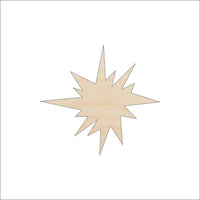 Splat Wood Craft Shape - Laser Cut Baltic Birch Unfinished DIY Wood Art Supplies WRD88 - The Wood Shape Store