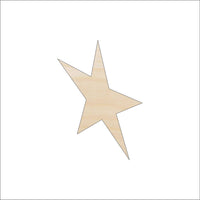 Star Wood Craft Shape - Laser Cut Baltic Birch Unfinished DIY Wood Art Supplies SKY66 - The Wood Shape Store