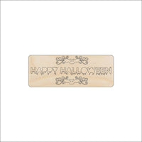 Halloween Wood Craft Shape - Laser Cut Baltic Birch Unfinished DIY Wood Art Supplies FAL213 - The Wood Shape Store
