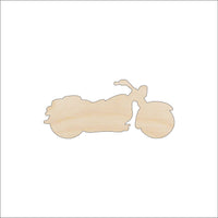 Motorcycle Wood Craft Shape - Laser Cut Baltic Birch Unfinished DIY Wood Art Supplies CAR55 - The Wood Shape Store