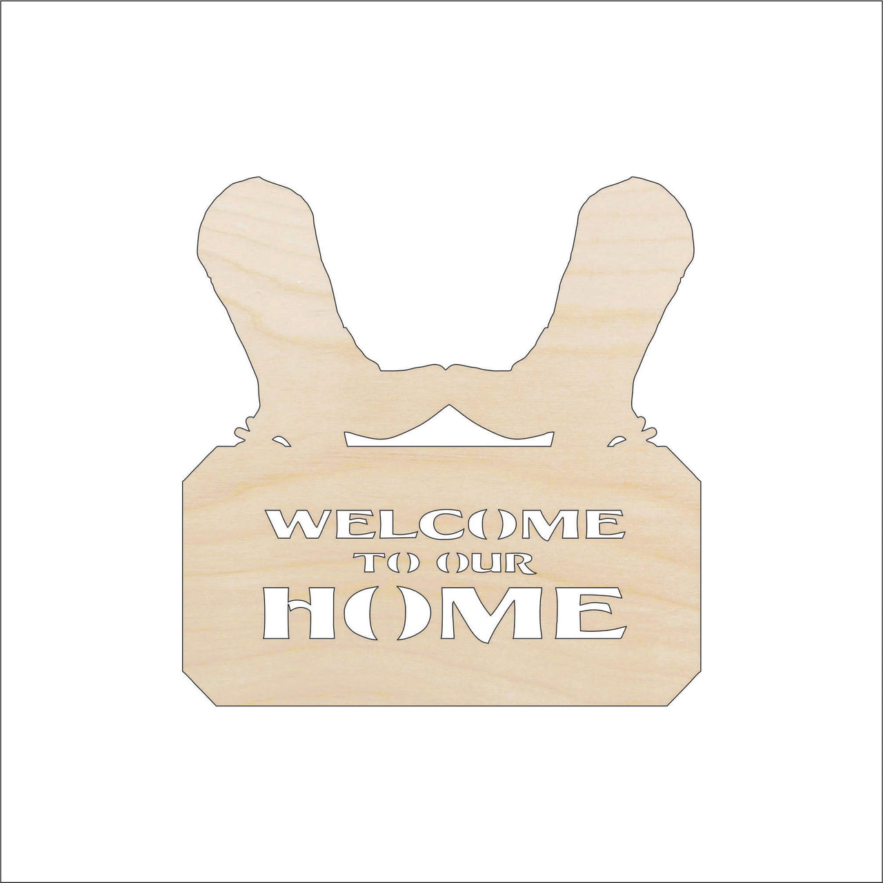 Cowboy Wood Craft Shape - Laser Cut Baltic Birch Unfinished DIY Wood Art Supplies SGN57 - The Wood Shape Store