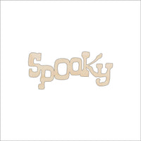 Spooky Wood Craft Shape - Laser Cut Baltic Birch Unfinished DIY Wood Art Supplies FAL50 - The Wood Shape Store