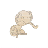 Gecko Wood Craft Shape - Laser Cut Baltic Birch Unfinished DIY Wood Art Supplies REP4 - The Wood Shape Store
