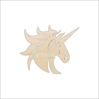Unicorn Wood Craft Shape - Laser Cut Baltic Birch Unfinished DIY Wood Art Supplies MYTH128 - The Wood Shape Store