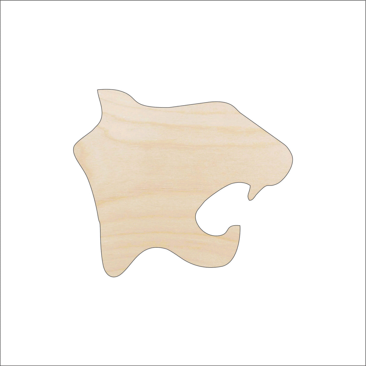 Cat Wood Craft Shape - Laser Cut Baltic Birch Unfinished DIY Wood Art Supplies CAT21 - The Wood Shape Store