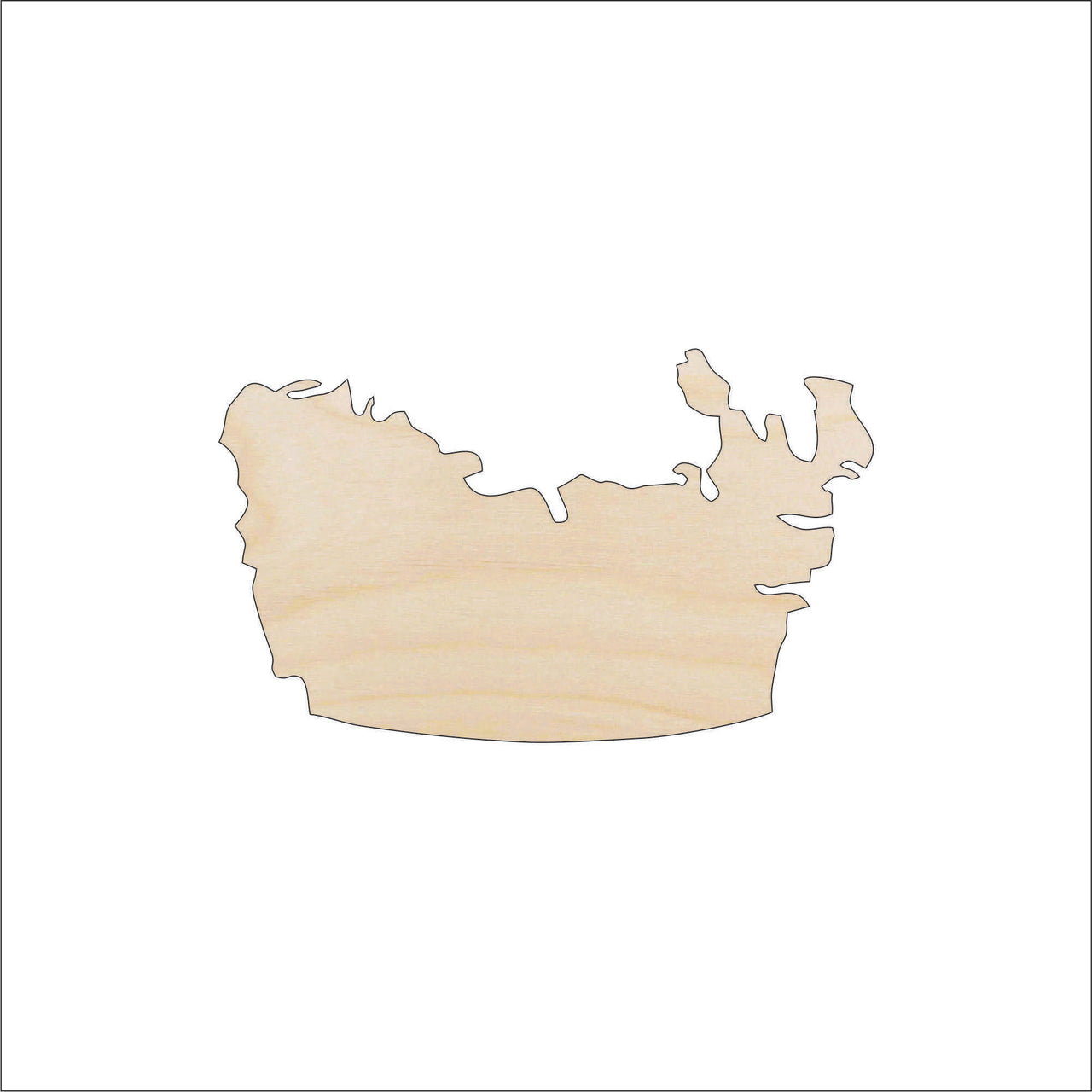Canada Wood Craft Shape - Laser Cut Baltic Birch Unfinished DIY Wood Art Supplies WLD52 - The Wood Shape Store