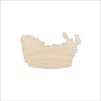 Canada Wood Craft Shape - Laser Cut Baltic Birch Unfinished DIY Wood Art Supplies WLD52 - The Wood Shape Store
