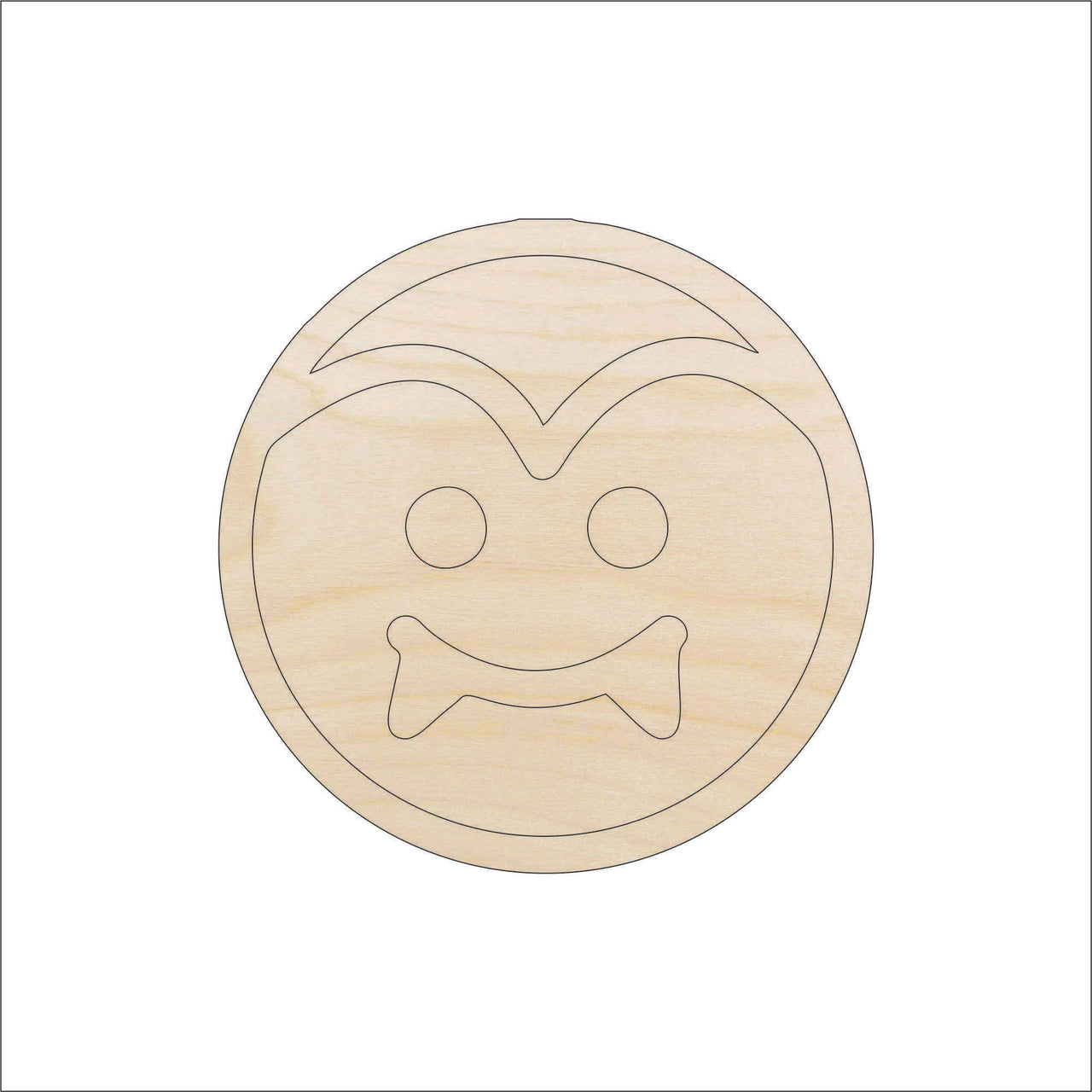 Halloween Wood Craft Shape - Laser Cut Baltic Birch Unfinished DIY Wood Art Supplies FAL200 - The Wood Shape Store