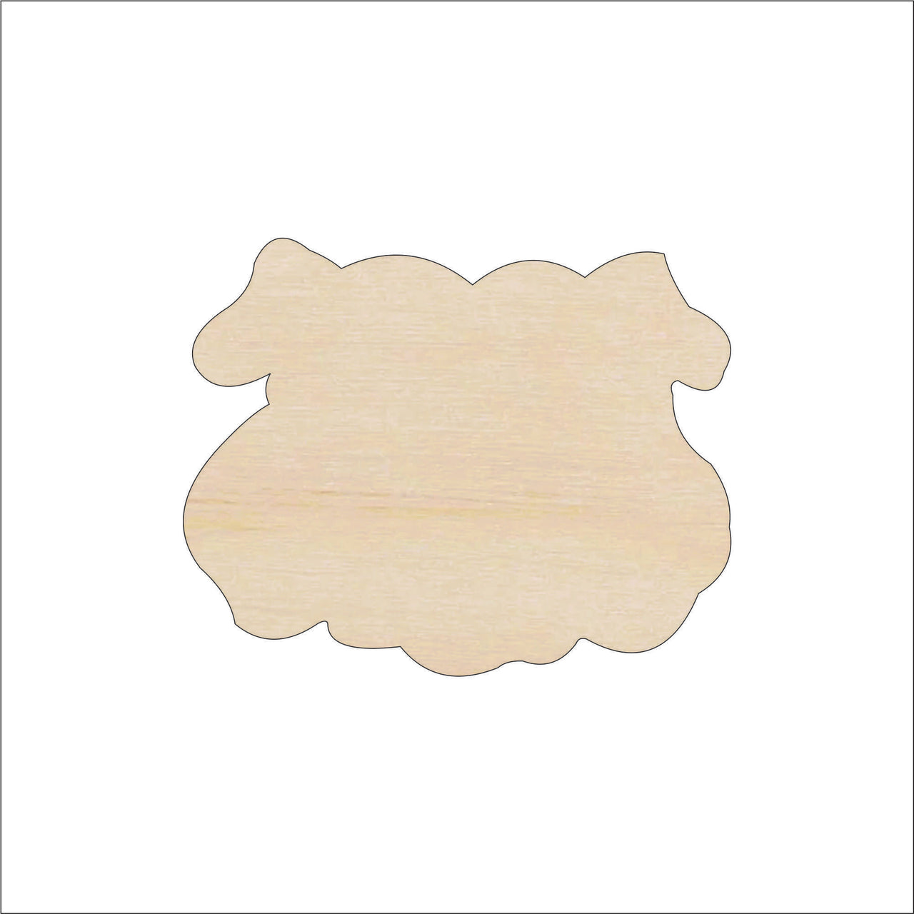 Dog Wood Craft Shape - Laser Cut Baltic Birch Unfinished DIY Wood Art Supplies DOG170 - The Wood Shape Store