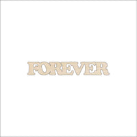 Forever Wood Craft Shape - Laser Cut Baltic Birch Unfinished DIY Wood Art Supplies WRD34 - The Wood Shape Store