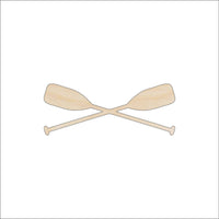 Boat Oars Wood Craft Shape - Laser Cut Baltic Birch Unfinished DIY Wood Art Supplies BOT41 - The Wood Shape Store