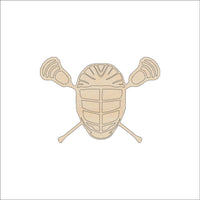 Hockey Mask Wood Craft Shape - Laser Cut Baltic Birch Unfinished DIY Wood Art Supplies SPT394 - The Wood Shape Store