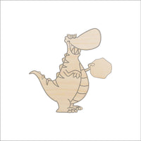 Dinosaur - Wood Craft Shape - Laser Cut Baltic Birch Unfinished DIY Wood Art Supplies DIN20 - The Wood Shape Store