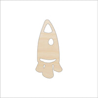 Spaceship Wood Craft Shape - Laser Cut Baltic Birch Unfinished DIY Wood Art Supplies SPC61 - The Wood Shape Store