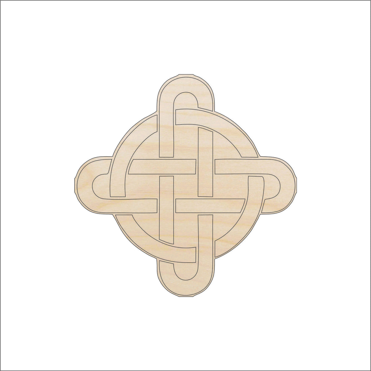 Design Wood Craft Shape - Laser Cut Baltic Birch Unfinished DIY Wood Art Supplies DSN151 - The Wood Shape Store
