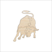Cow Wood Craft Shape - Laser Cut Baltic Birch Unfinished DIY Wood Art Supplies COW4 - The Wood Shape Store