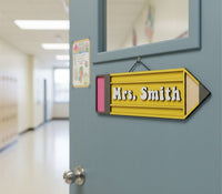 Personalized Teacher Pencil Name Sign DIY Kit - CST02 - The Wood Shape Store
