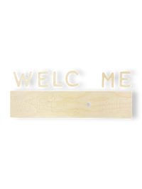 Interchangeable Welcome Sign - DIY Kit - CST05