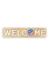 Interchangeable Welcome Sign - DIY Kit - CST05