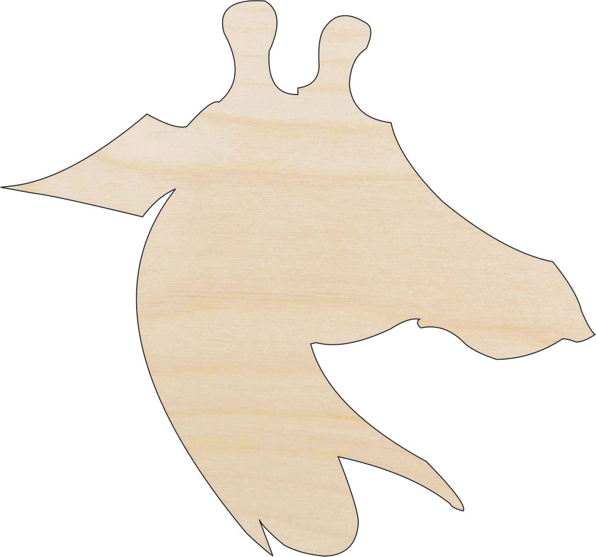 Giraffe - Laser Cut Out Unfinished Wood Craft Shape ANML117 Giraffe - Laser Cut Out Unfinished Wood Craft Shape ANML117