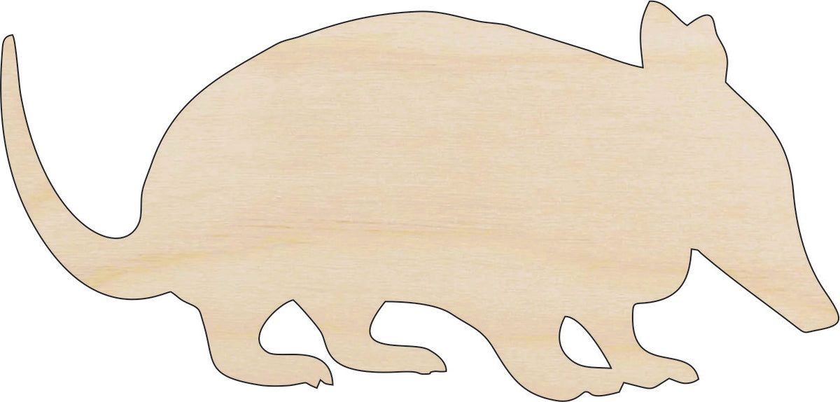 Armadillo - Laser Cut Out Unfinished Wood Craft Shape ANML118 Armadillo - Laser Cut Out Unfinished Wood Craft Shape ANML118