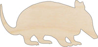 Armadillo Wood Craft Shape – Laser Cut Baltic Birch Unfinished DIY Wood Art Supplies ANML118 - The Wood Shape Store