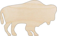 Bison Buffalo Wood Craft Shape – Laser Cut Baltic Birch Unfinished DIY Wood Art Supplies ANML31 - The Wood Shape Store